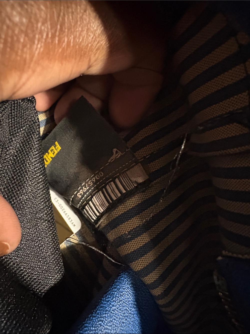 Fendi Monogram Canvas Tote in Brown and Black - Picture 7 of 9